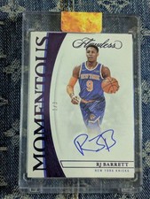 2021-22 Panini Flawless RJ Barrett Momentous Autograph Amethyst 1/3 eBay 1/1