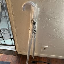 Set Of 2 Rare Transparent Large Umbrella Wind Proof Durable Stylish From Japan