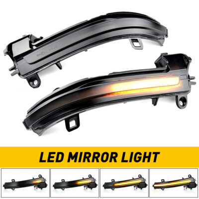 For BMW F23 F22 F87 X1 Dynamic E84 i3 Smoked Turn Signal LED Side Mirror Light