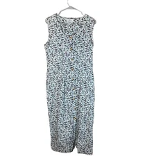 Vintage Sostanza Sleeveless flower print dress 