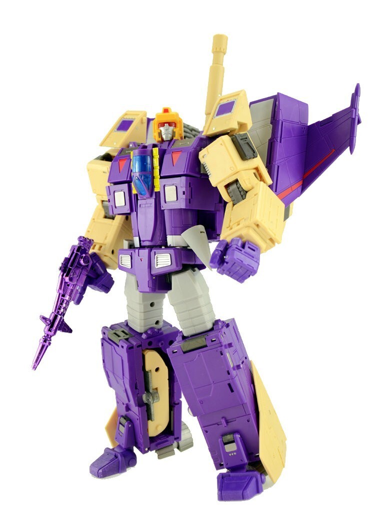 DX9 Toys D-08 GEWALT (非正規ブリッツウィング風) 欠品あり New reissue! DX9 Toys D08 Gewalt MP Blitzwing Transforms Figure