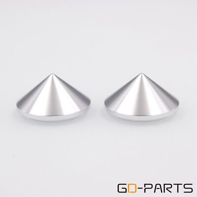 Solid Full Aluminum Isolation Feet Spike For AMP DAC CD Turntable 30x16mm Silver