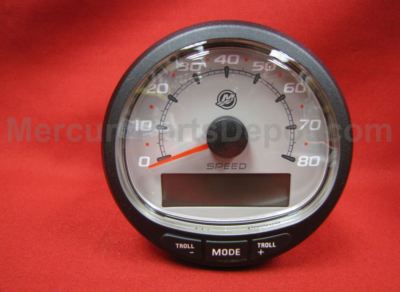 Mercury SmartCraft SC1000 Speedometer 80 mph Grey P/N#: 8M0135654