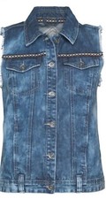 Bellfield Womens Darton Gilet Denim M
