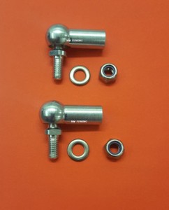 Cyclingcolors Kugelgelenk 25mm Cyclingcolors Winkelgelenk Kugelgelenk M6 Rechts/rechts – DIN 71802, Länge 25 Mm, Verzinkter Stahl, Kugel- 10 Mm