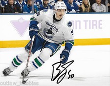 Vancouver Canucks Brendan Gaunce Signed Autographed 8x10 NHL Photo COA A