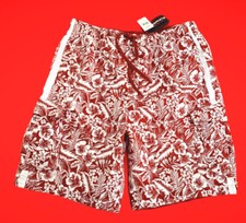 GRAPHITE Swim ... Swim Trunks Board Shorts ... Red  White   Size L ... NEW