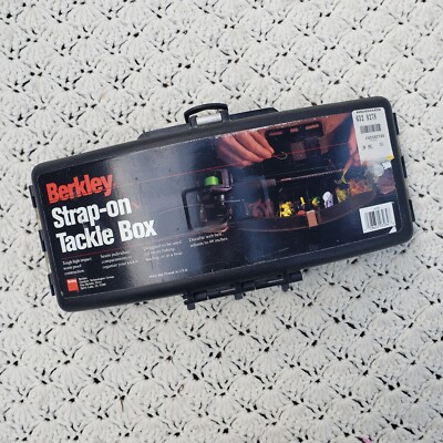 berkley strapon tackle box Vtg Berkley Strap On Tackle Box Fishing Wading Belt Hard Case