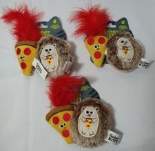 Quirky Kitty Cat Toys - Hedge Hog Pizza 2 Pack Lot of 3 Cosmic Pet CatNip New