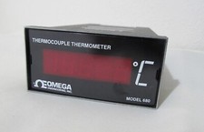Omega 680 Type J Thermocouple Digital Thermometer, 120VAC
