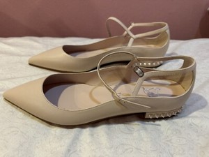 NIB Christian Louboutin Leche Conclusive Spike Shoes Size 40 MSRP $795