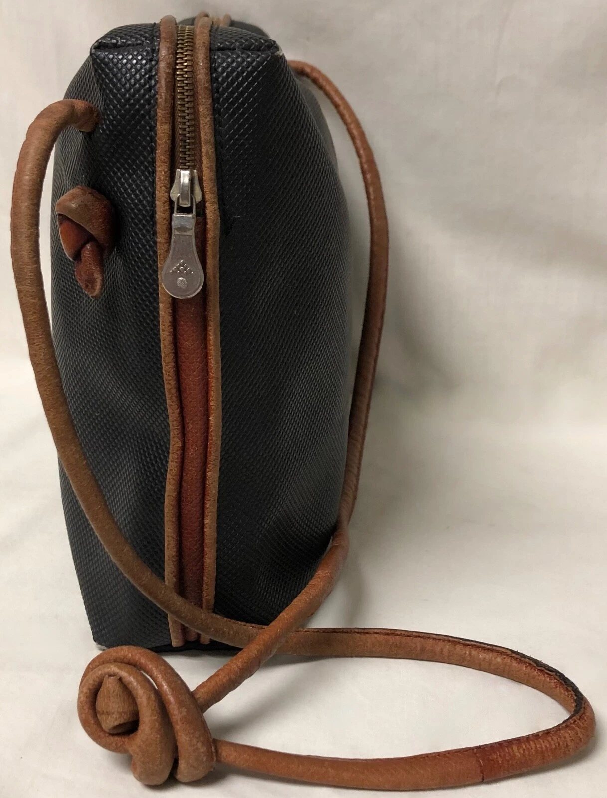 BOTTEGA VENETA VNTG MARCO POLO NERO MARRONE FOTOCAMERA TRACOLLA BORSA MEDIA