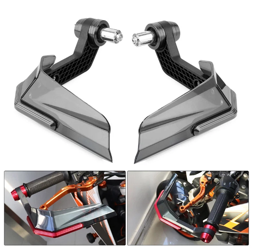 Motorcycle Handguard Handlebar Shells Protector Hand Guard Shield Windshield - Image 2 of 4