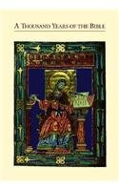 A Thousand Years of the Bible Paperback Ranee, Zeidberg, David S.