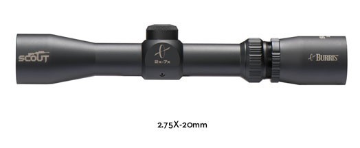 Burris 200261 Scout 2X-7X-32mm Ballistic Plex Reticle Matte