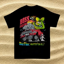Ed Roth Rat Fink Gift For Family Black S-5XL Unisex T-Shirt