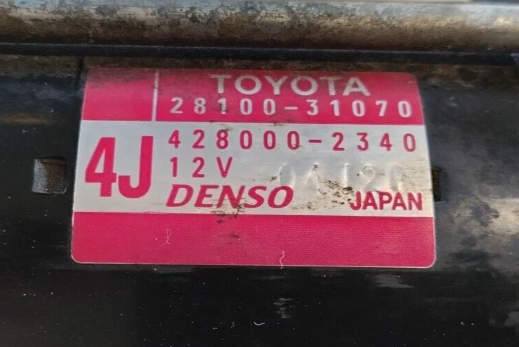 Motor de arranque Lexus IS250 IS350 GS350 2006-2010 OEM 28100-31070 Foto 2 de 4