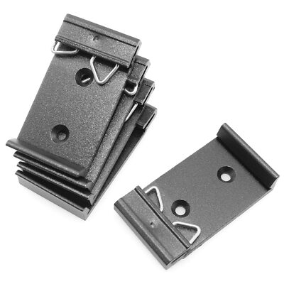 5PCS 35mm Din Rail Fixed Clamp Universal DIN Rail Mount Clip Aluminum Alloy S...