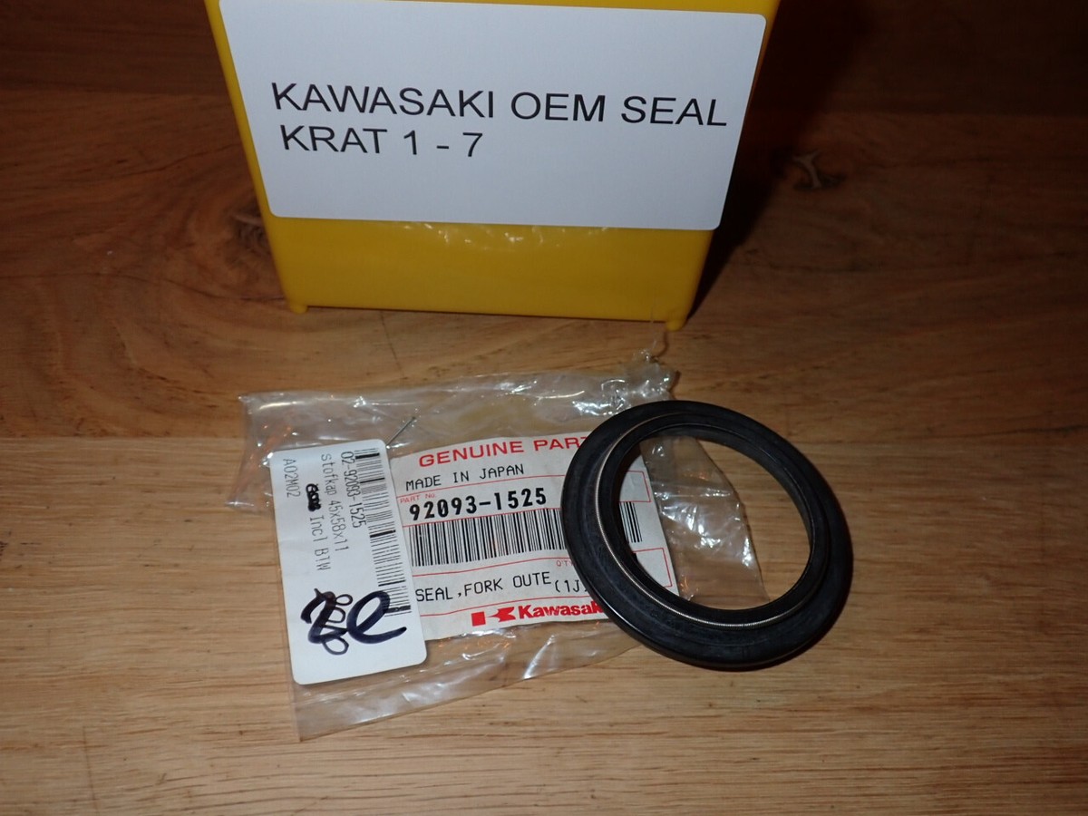 おぺい Kawasaki OEM Front Fork Seal 92093-1525 | eBay