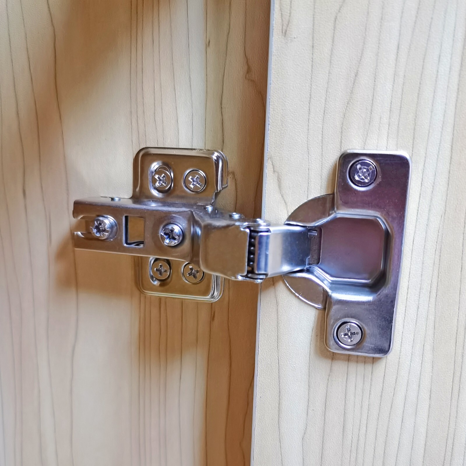 20X20X39" Maple Wood MDF Restaurant Fast Food Trash Bin Receptacle Enclosure