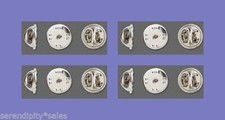 12 Replacement CLUTCH BACKS for Tie Tacks / Pins Silver ( Pinch Clutches )