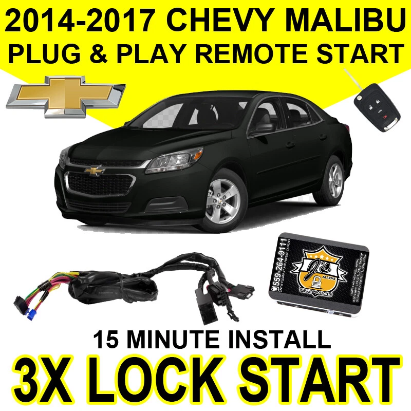 Js Alarms Plug Play Remote Start For 2013 2017 Chevrolet Malibu Chevy GM7