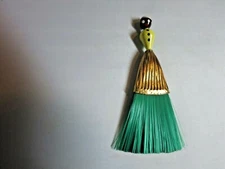 Vintage African Half Doll Whisk Broom Brush 3.5 inch Clothes Pastry unknown type