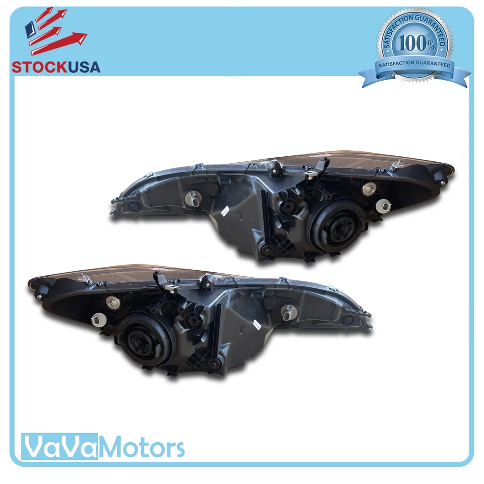 Fits 2015 2017 Honda Fit Halogen Headlight Assembly Driver Passenger Set Pair 2P - Bild 4 von 4