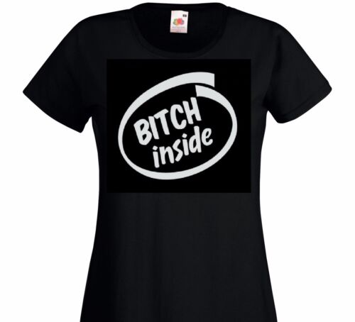 T-shirt Bitch Inside Lady-Fit - Photo 1/15