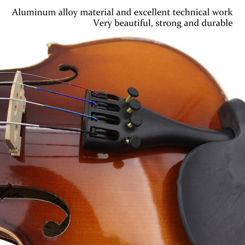 Violine Saitenhalter 4 Feinstimmer Aluminiumlegierung Geige Tailgut 3/4 4/4 Teil - Bild 24 von 24