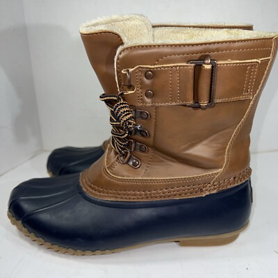 JBU Tan and Navy Rain Boots JBU | Shoes | Jbu By Jambu Womens Tan And Navy Maplewood  main image 3