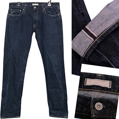 Uniqlo Red Line Kaihara Selvedge SLIM FIT Straight LOW Stretch