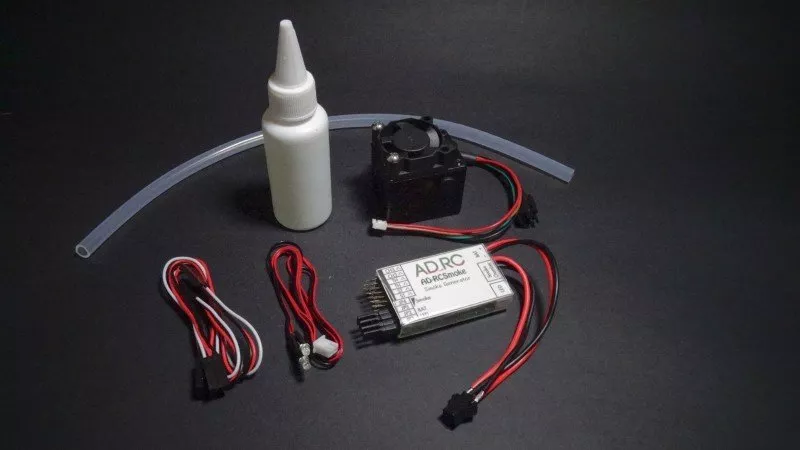 AD RC Smoke Generator System Unit Set For 1 10 RC Car Buggy 1 14