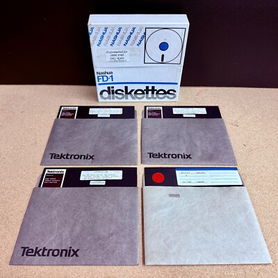 Vintage Digital and Tektronix Software 8 Inch Floppy Disk Set RT11 TEK SPS Basic