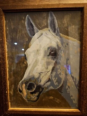 Beau tableau, beau cheval, signé - Photo 1/4