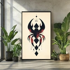 Scorpio Star Sign Poster, Minimalist Zodiac Art