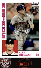 Alex Bregman 2019 Topps Update 1984 150th Anniversary #84-49 Astros