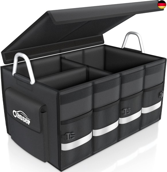 Oasser Kofferraumtasche Kofferraum Organizer Mit Deckel Auto Kofferraum-image