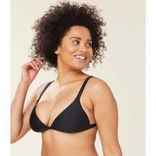 Andie Swim Black The Caicos Top Swimsuit NWT Size Medium