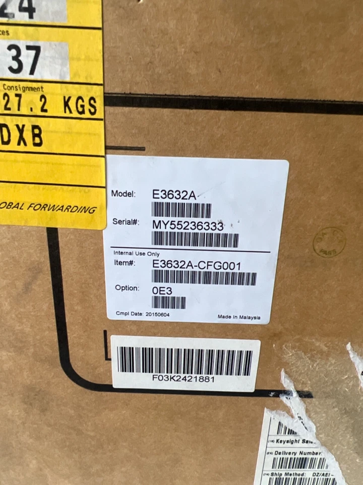 HP Agilent Keysight E3632A 0-15v, 7A /0-30V, 4A DC Power supply - Image 2 of 4