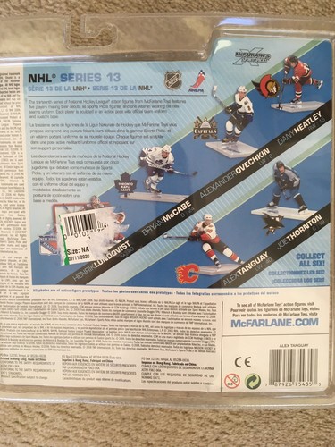 McFarlane SportsPicks 2006 NHL 13 Alex Tanguay Calgary Flames nuovo con scatola - Foto 3 di 3