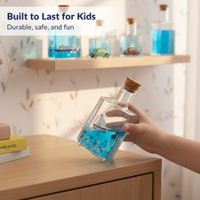 Fluid Motion Bottle Ornament, for Home Office - for Gifting