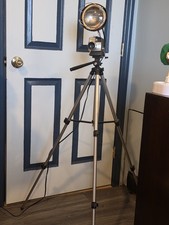 BELL AND HOWELL PERPETUA DRIVE SUPER 8 FILM CAMERA With Tripod And Lamp