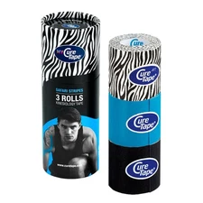 CureTape Cylinder Pack Kinesiology Tape: 2 in. x 2.7 yds. (Safari Stripes) *3-pa