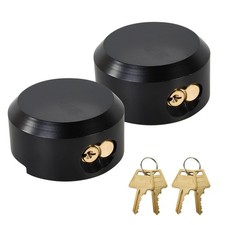 2 Pack Trailer Door Locks Keyed Alike Heavy Duty Hockey Puck Locks Reinforced...