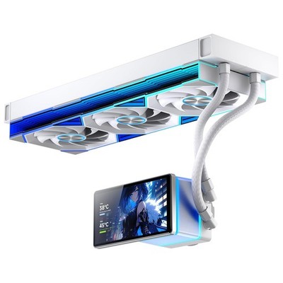 TZMRIT PF360 Aio Wasserkühlung 360mm mit 5.5-inch LCD Magnetic Screen