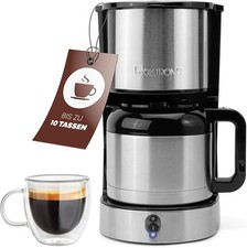 Clatronic® Kaffeemaschine mit Thermoskanne für 8–10 Tassen Kaffee (ca. 1,2L)