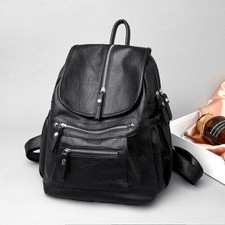 Neu DAMEN BACKPACK Freizeit City-RUCKSACK Schulter-tasche Urlaub Sport Leder