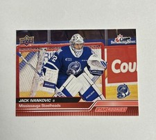 2023-24 Upper Deck CHL Jack Ivankovic Red Parallel Star Rookies Card #367
