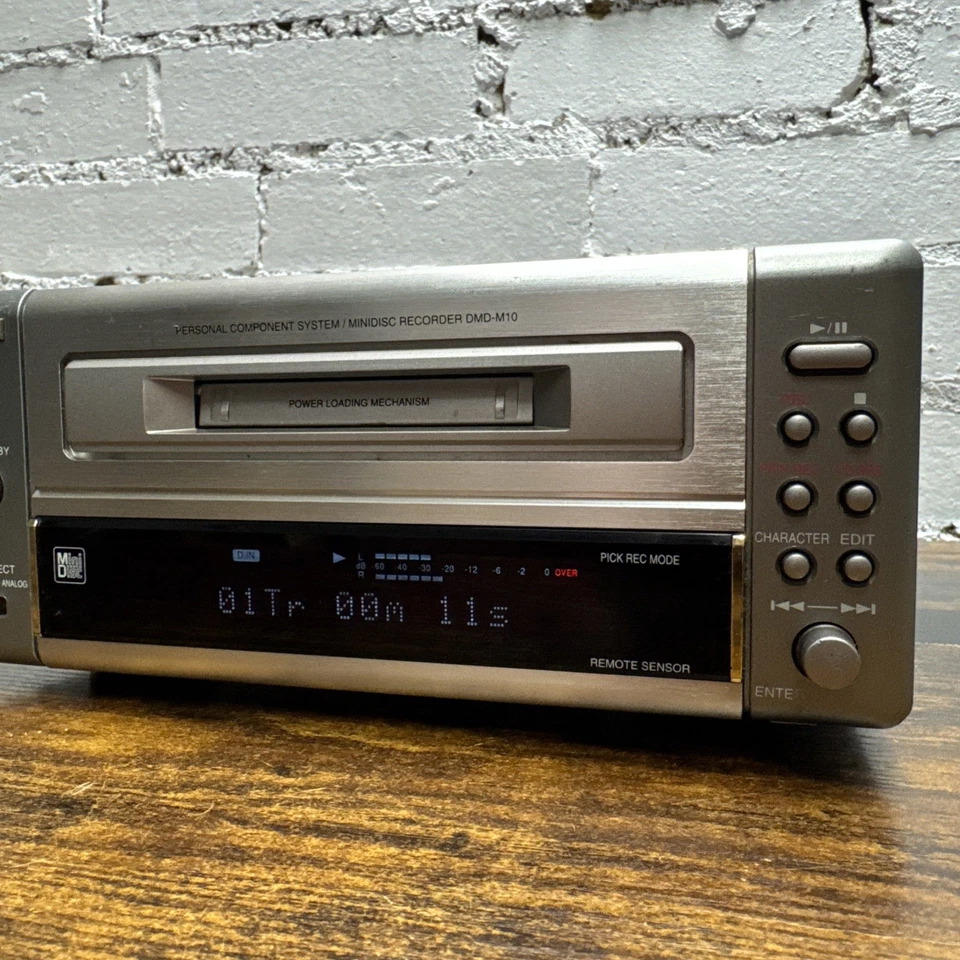 Demon DMD-M10 Mini Disk Player MD Deck Recorder Tested Working - Image 2 of 4
